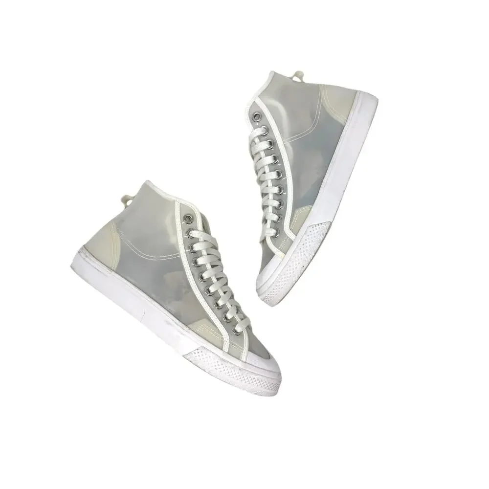 Adidas Nizza Hi Jelly‎ Translucent Sneakers Clear White High Top Womens 9
